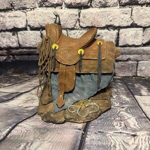 Vintage 1990's Key Point Saddle Accent Decoration - Very Heavy!